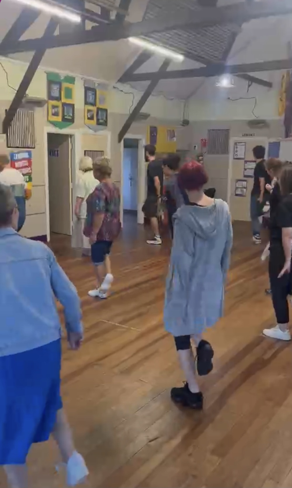 Scuffing Mad Dancers class on the floor in Tawa